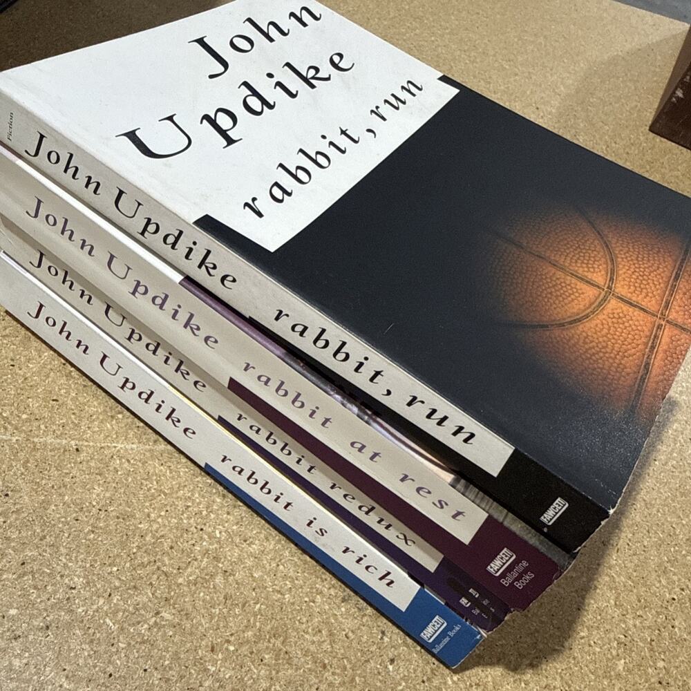 John Updike Rabbit Series 4 Book Lot Rabbit Run Redux Rich At Rest PB